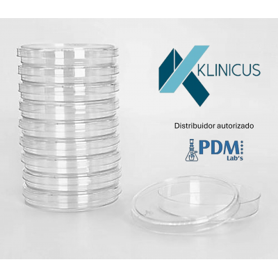 KLINICUS - Caja petri estril de 90 x 15 mm.