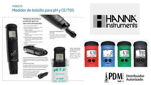 HI98130 Medidor Combo PH/EC/TDS/C