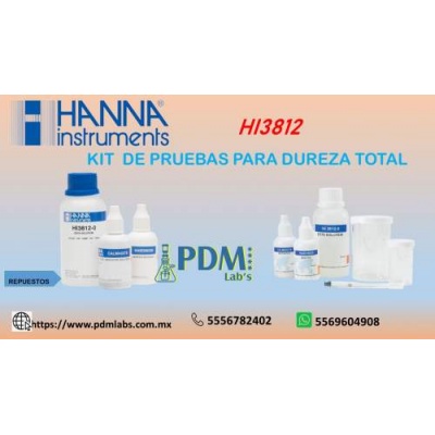 HI3812- KIT  DE PRUEBAS PARA DUREZA TOTAL
