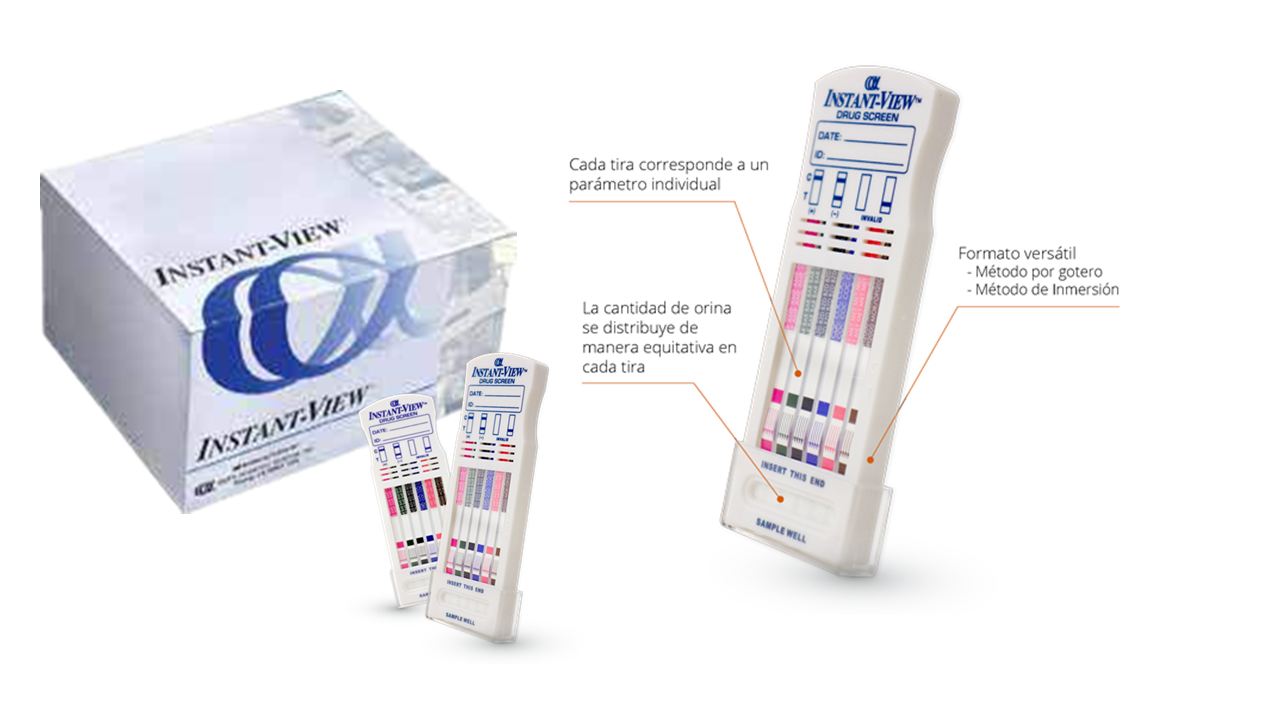 Test rápido orina en panel de 5 drogas - AllTest productos para testeo