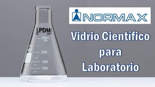 Matraz Erlenmeyer de vidrio cientifico- Normax