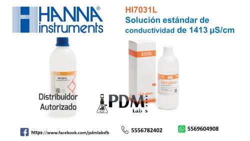 HI7031L Solucin estndar de conductividad de 1413 S/cm